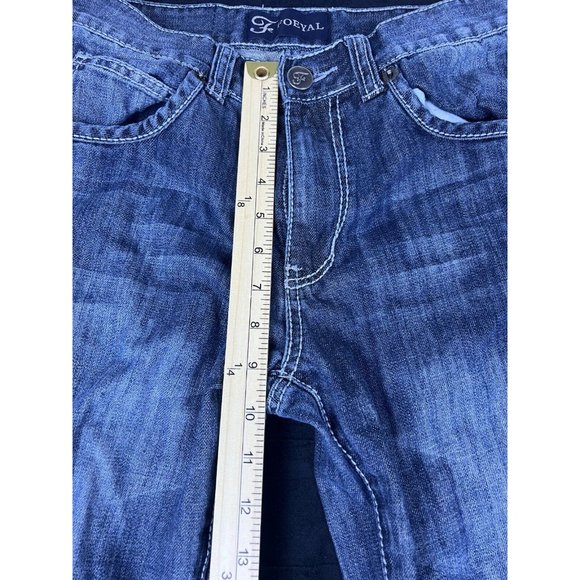Fe Foeyal Mens Blue Denim Jeans Pants Straight Leg Size 30 - Picture 6 of 14